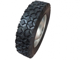 8" Solid rubber wheel SR0817 