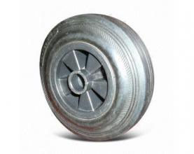 125x37.5mm Solid Rubber Wheel  SR1905