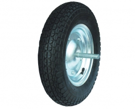 14"x3.50- 8 Rubber Wheel  PR3009