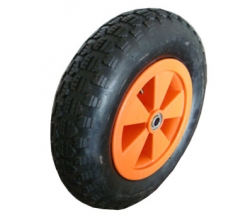 14"x3.50- 8 Rubber Wheel  PR3005